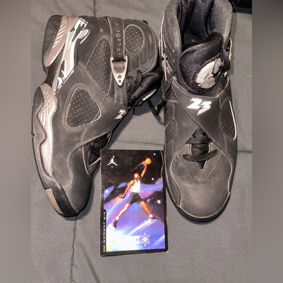 Nike Air Jordan 8 VIII Retro Chrome Black 2015 12 OG 305381-003 main image 13